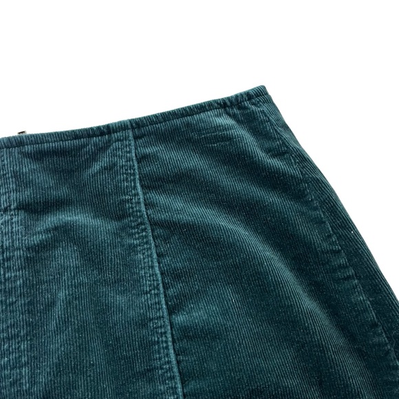 Pacsun Los Angeles Women’s Sz 28 Forest Green Soft Corduroy High Rise Mini Skirt - Picture 5 of 16